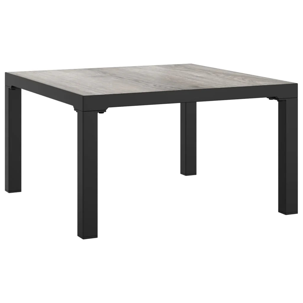 Set di mobili da giardino mobili da esterno set da 5 pezzi resina intrecciata nera e grigia 02_0016613