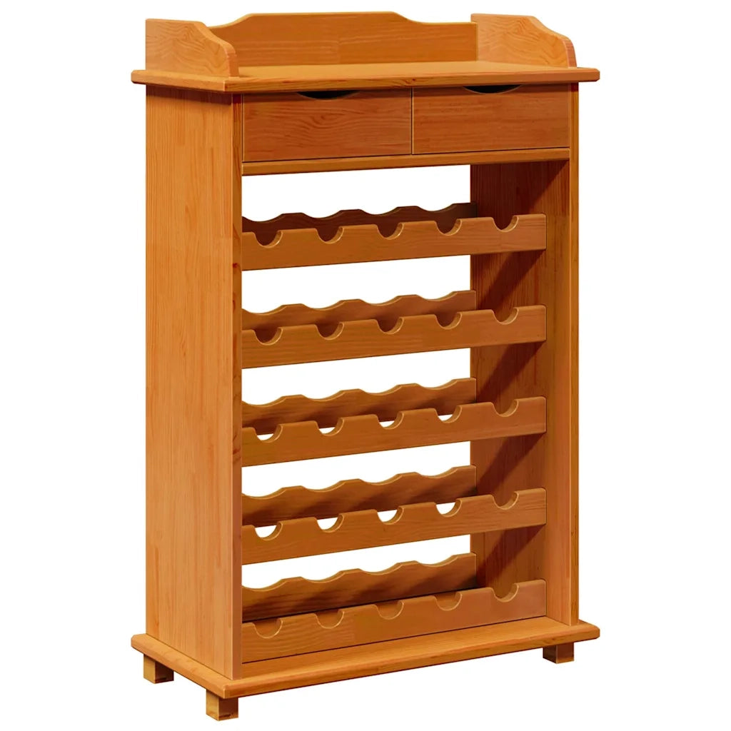Portabottiglie Marrone 58 x 28 x 90 cm Pino massello 4012190