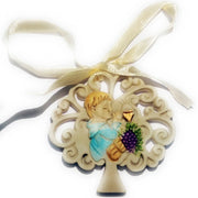 Trade Shop - Bomboniere Per Prima Comunione Bambino Albero Della Vita In Ceramica Appendino -