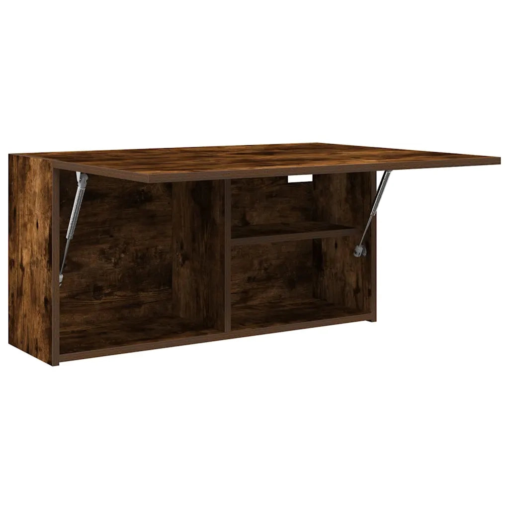Mobile da Bagno | Armadio da bagno a Parete Rovere Fumo 80x25x40 cm in Truciolato