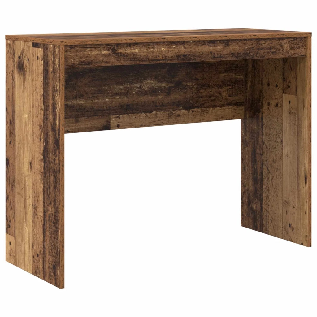 Scrivania con cassetto con lo scaffale 2 pcs Legno vecchio 3337335