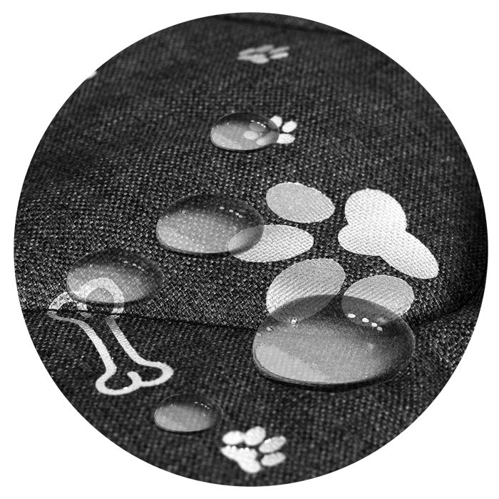 AIO FACTORY 115x95 cm Letto per cani impermeabile Silver Bones