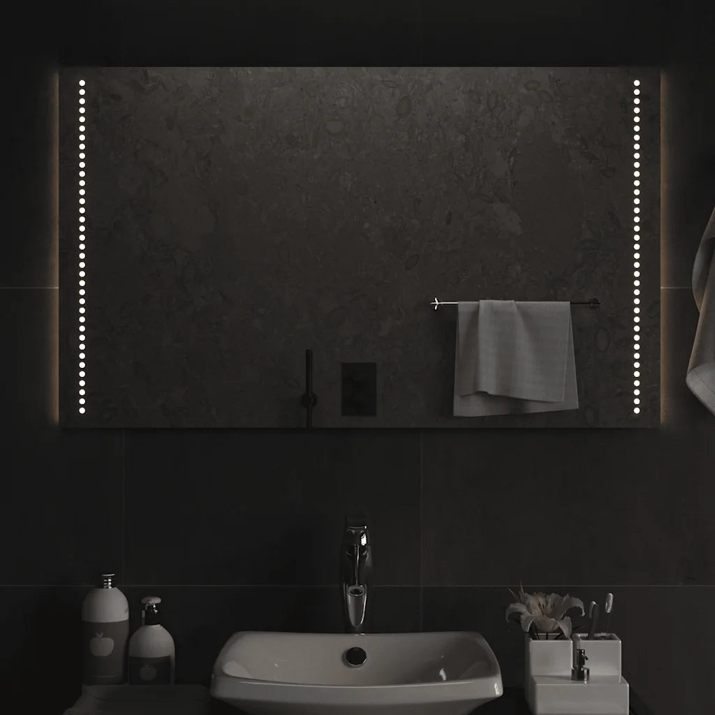 Specchio da Bagno con Luci LED 100x60 cm cod mxl 67780