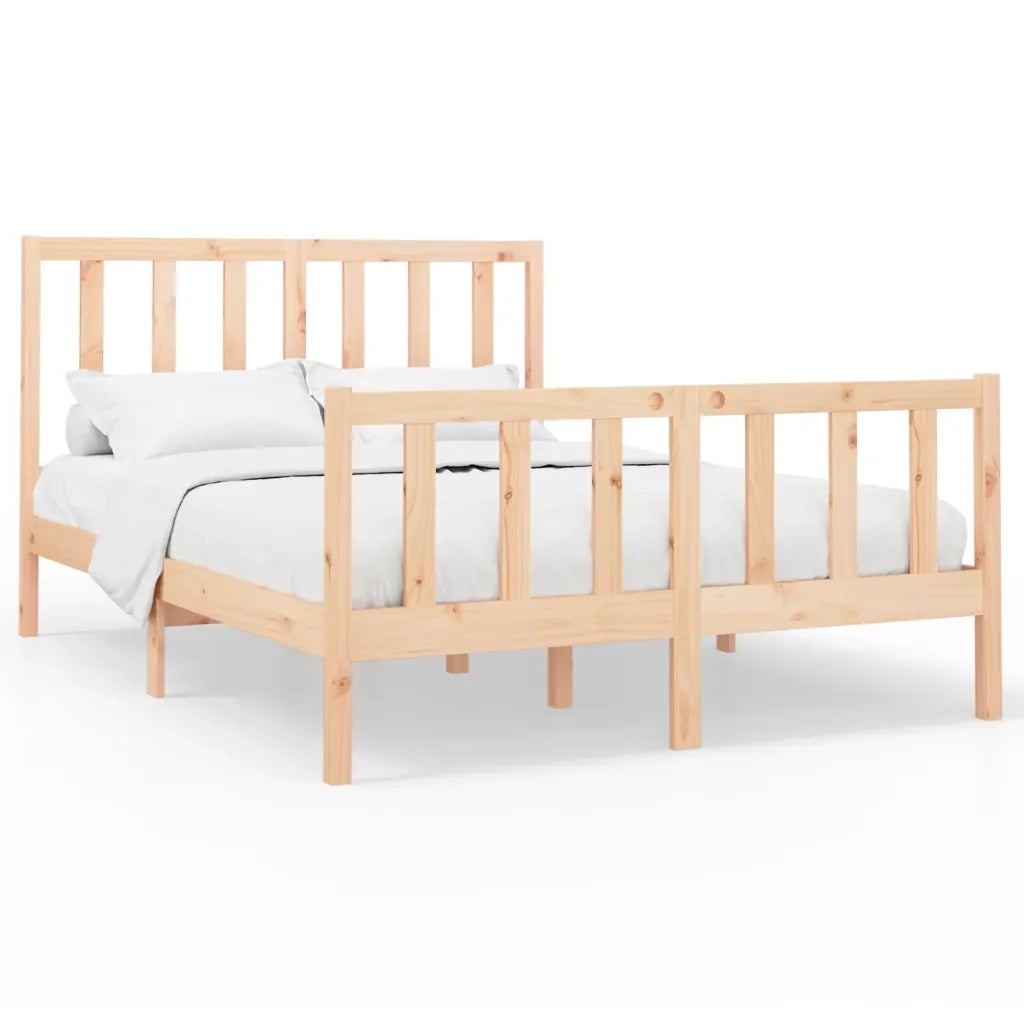 Giroletto senza Materasso-Struttura Letto 120x200 cm in Legno Massello di Pino 384862