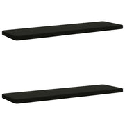 Cuscini per Panchina a 2 Pezzi VUGHT 2 pz 100% Poliestere Nero 952127
