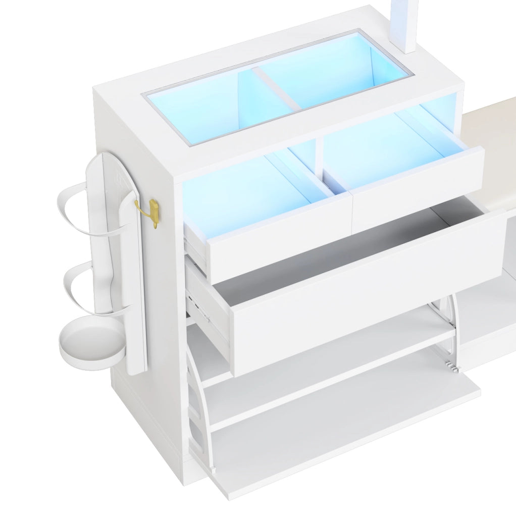 Mobile ingresso multifunzione con specchio e LED