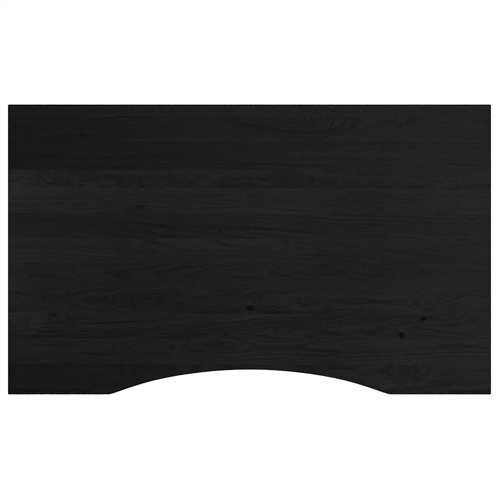 Banco Lavoro Marrone Scuro 100x60x81,5 cm Legno Massello Rovere 3309672