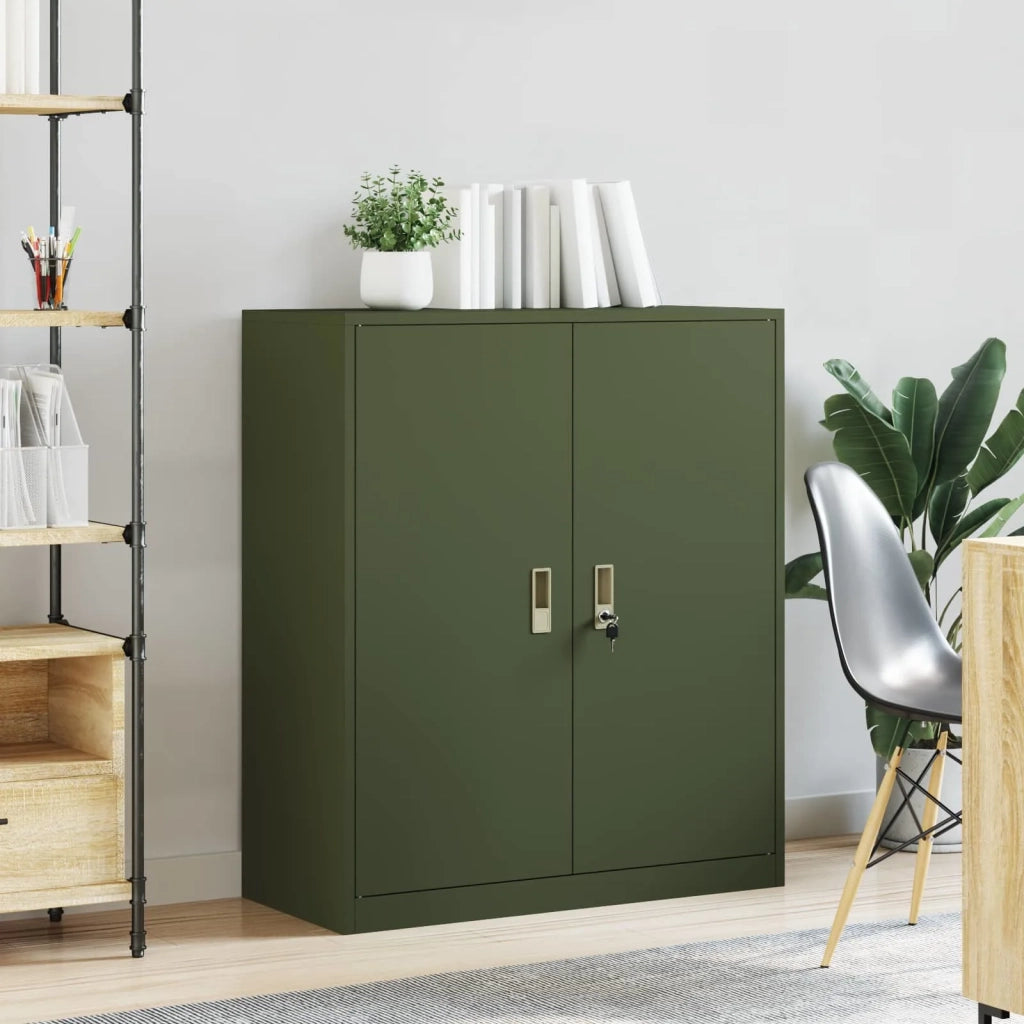 Armadio Verde oliva 90 x 40 x 105 cm Acciaio 891650