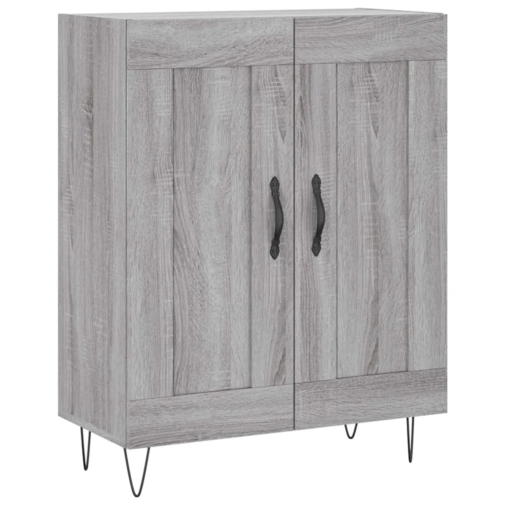 Credenza-Buffet-Armadio da cucina Grigio Sonoma 69,5x34x90 cm in Legno Multistrato 245944