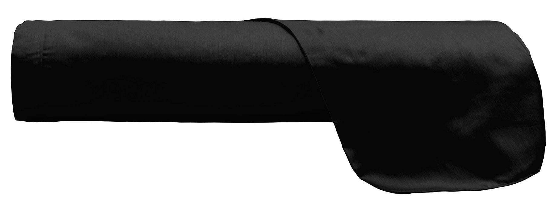 Lenzuolo Sopra in Tinta Unita Nero Singolo