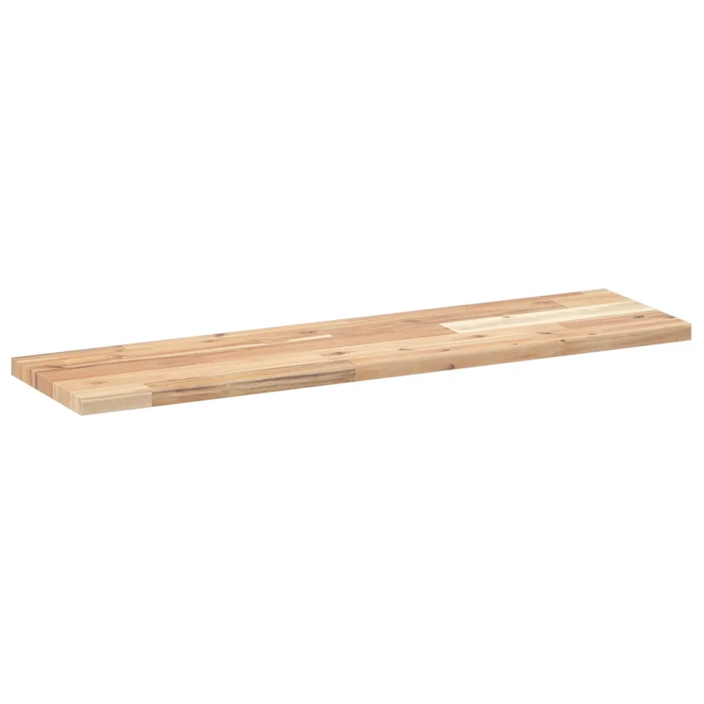 vidaXL Mensole da Parete 4 pz 100x20x2 cm Legno Acacia Non Trattato