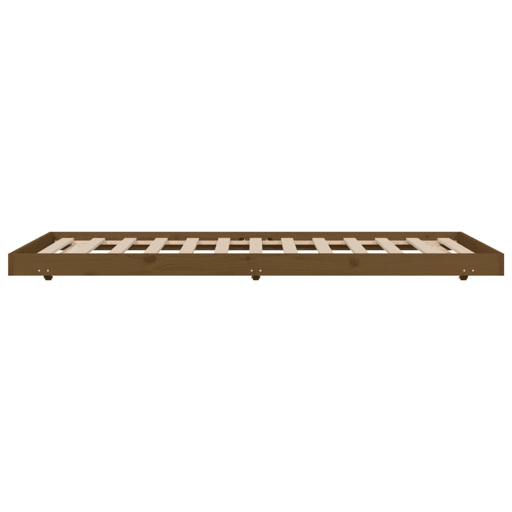 Giroletto Marrone Ambra 80x200 cm in Legno Massello di Pino 823502