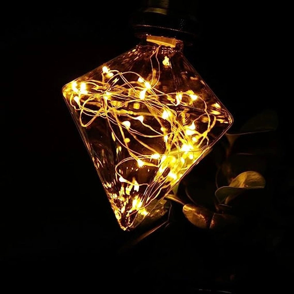 ZMH Lampadina LED Lampadina LED vintage E27 Fireworks 3W bianco caldo diamante