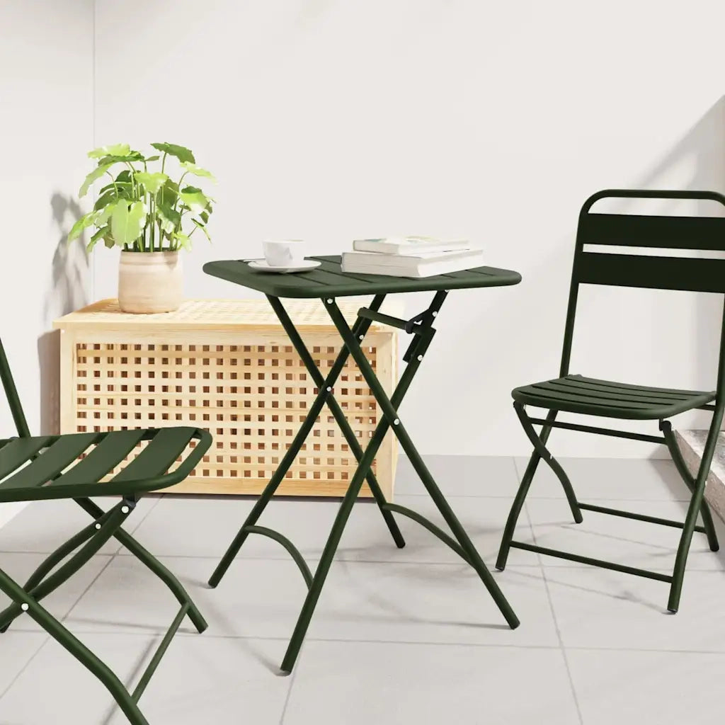Tavolo da bistrot Verde Scuro 55 x 55 x 72,5 cm 42002943