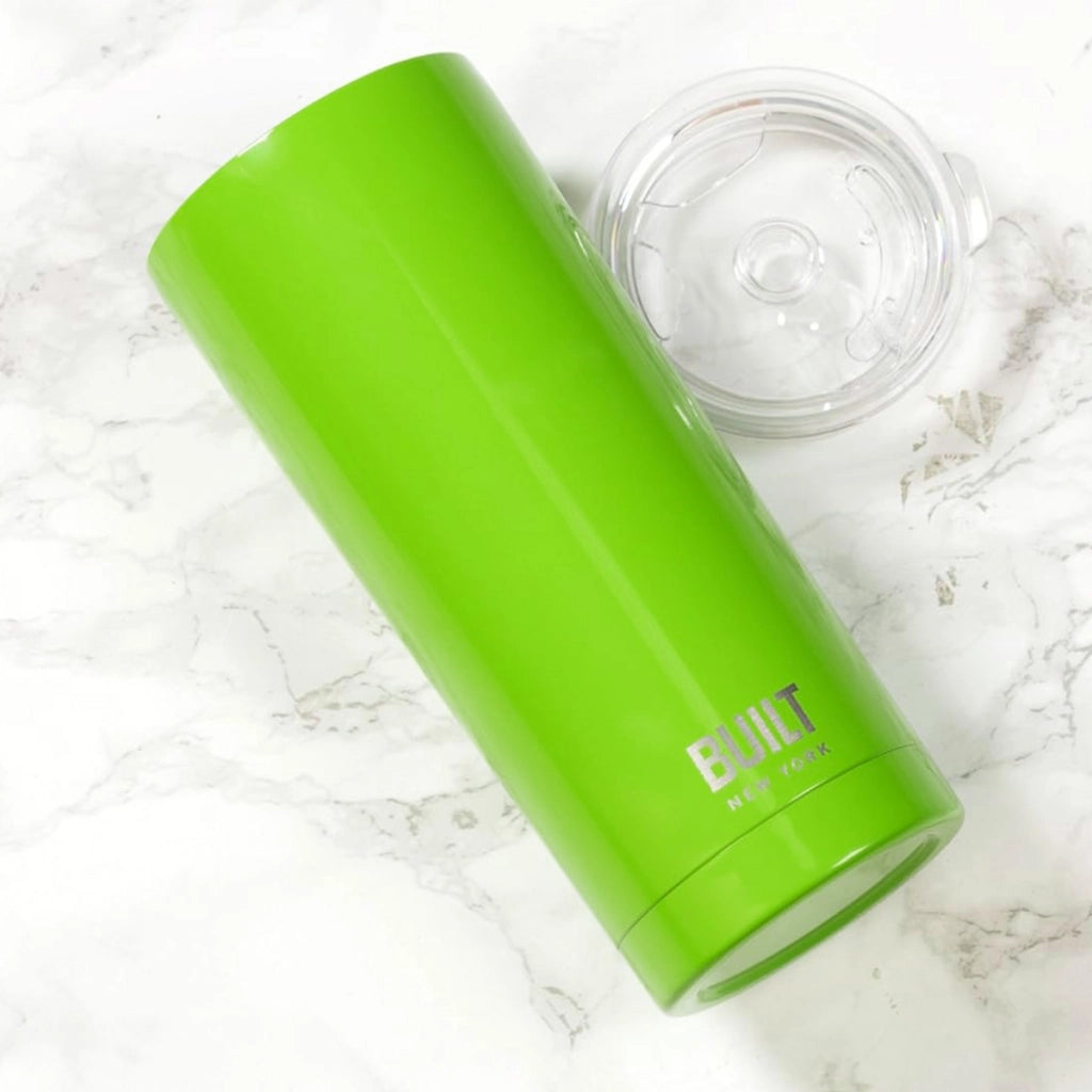 Bicchiere Isolato 590ml in Acciaio Inossidabile a Doppia Parete Sottovuoto Verde Built