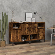 Credenze 2pz Rovere Fumo 60x35x70 cm in Legno Multistrato 3185732