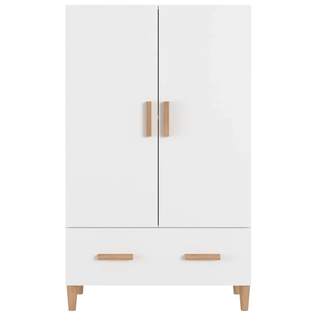 Buffet credenza cassettiera armadio mobile contenitore organizer per cucina soggiorno salotto 70 x 31 x 115 cm legno ingegnerizzato bianco 02_0030479