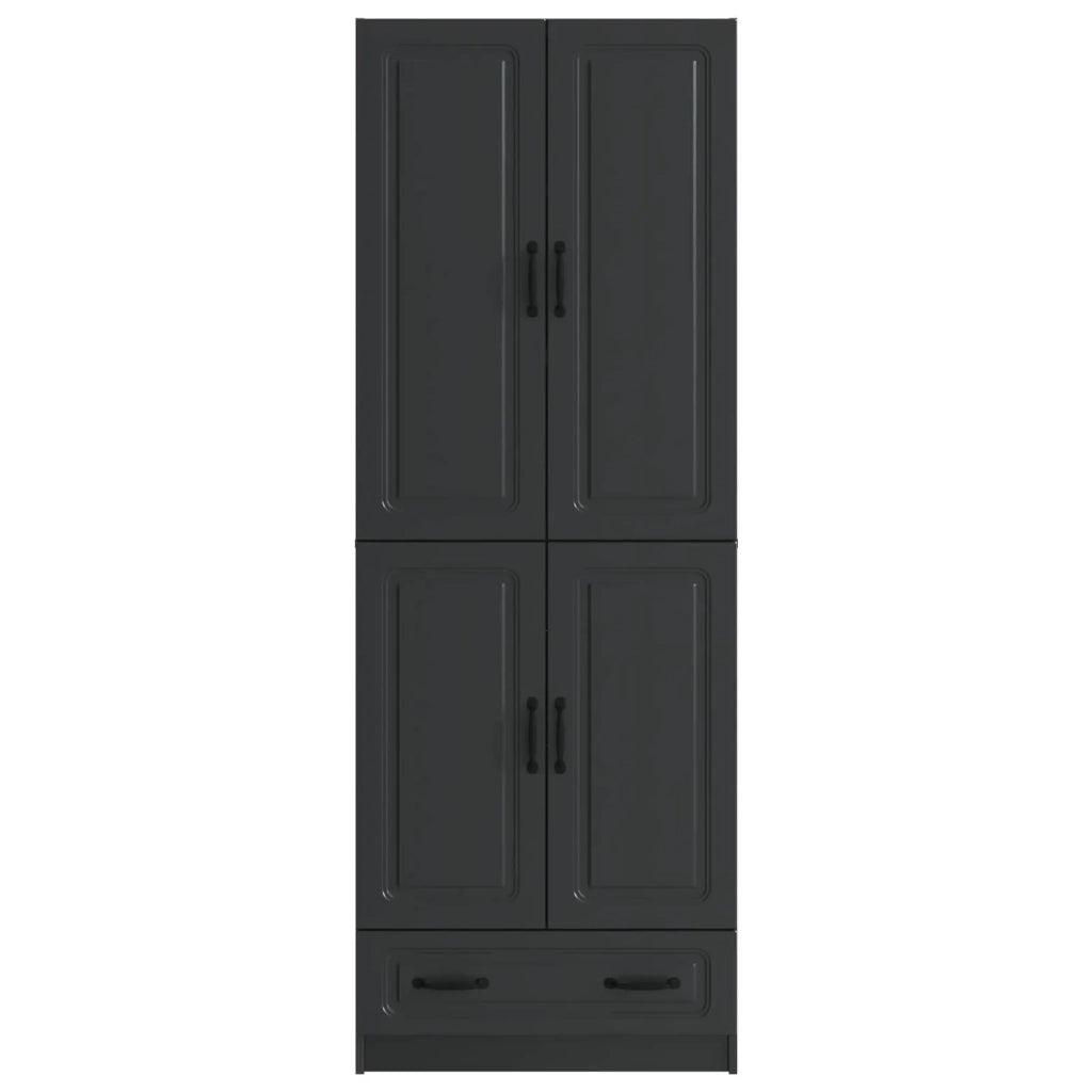 Set di armadi 2 pcs Nero Legno ingegnerizzato 3416935