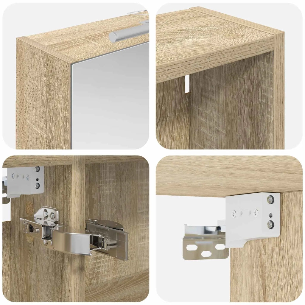 Set di Armadi da Bagno con lo scaffale 3 pcs 130 x 14,5 x 70 cm 3403770