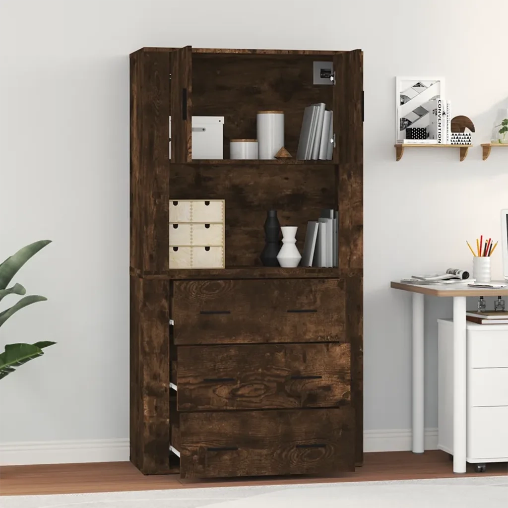 Credenza Rovere Fumo in Legno Multistratocod mxl 125271
