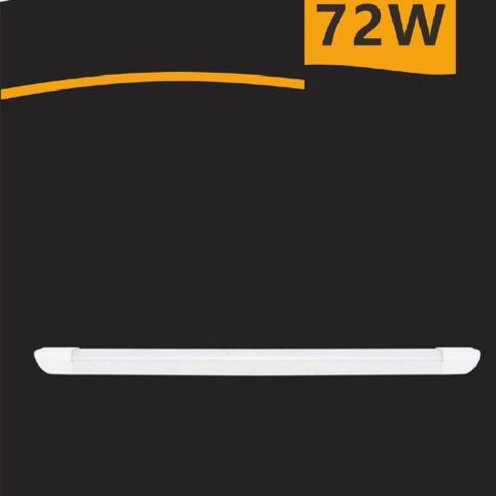 Trade Shop - Plafoniera Led Slim 72 W 150 Cm Sottopensile Ripiani Luce 4000k 6500k 3000k - -bianco Naturale      -
