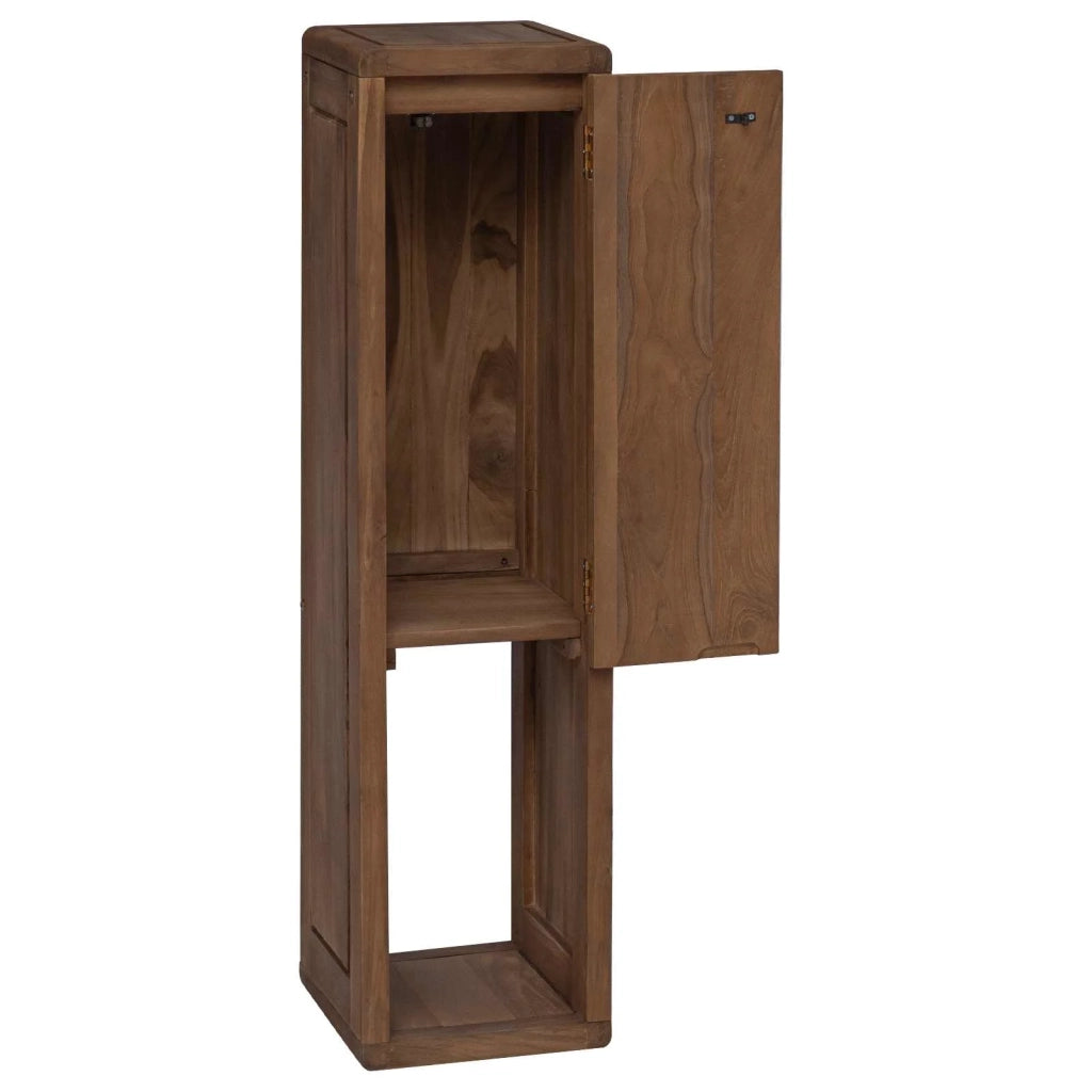 Mobiletto da Bagno Naturale 25 x 25 x 100 cm 42026909
