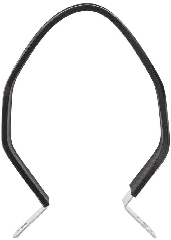Sistema di scarico universale a forma a sei lobi - Silenziatore di scarico - Fissaggio a vite - In acciaio inossidabile - Supporto di fissaggio - Dimensioni 19x10,5x2,5 cm - Silenziatore di scarico