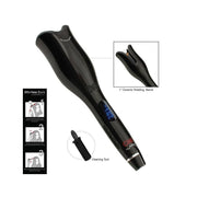 Trade Shop - Piastra Spin Boccoli Perfetti Curl Effetto Rotante Ricci Bigodini Professionale -