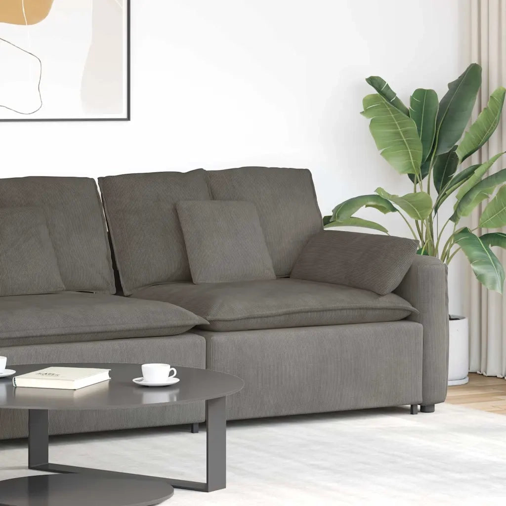 Modulo Terminale Bracciolo Divano Modulare con Cuscini 100 cm CFW8487387
