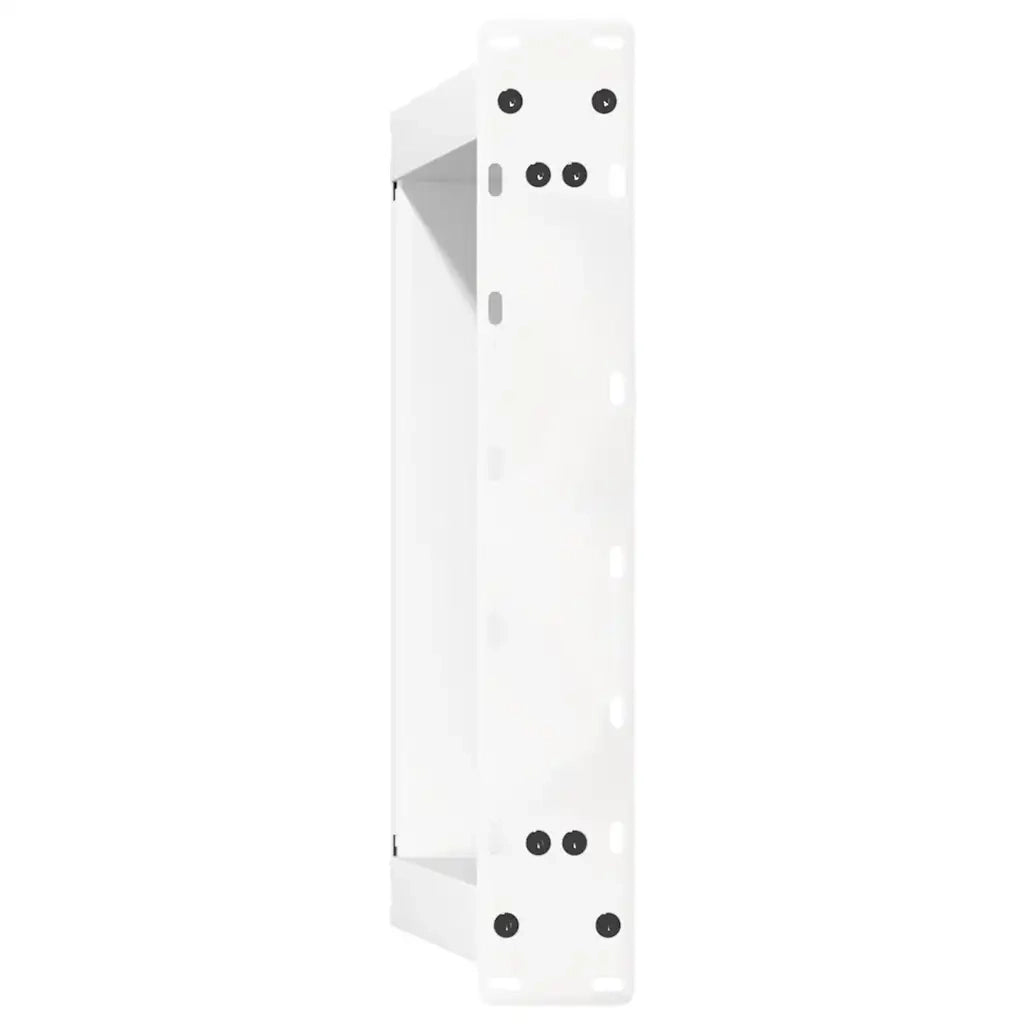 vidaXL Gambe per Tavolino da Caffè a Forma di U 2 pz Bianche 50x(30-31) cm Acciaio