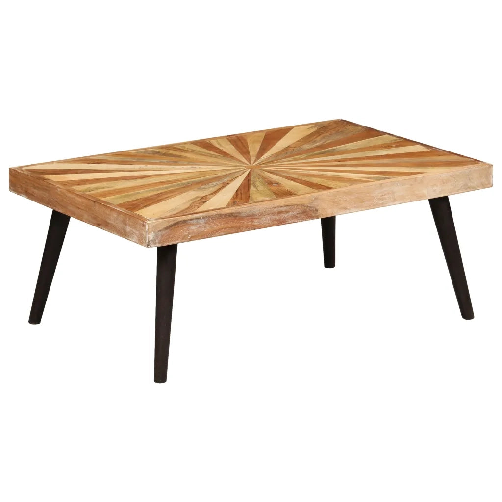 Tavolino da Salotto in Legno Massello di Mango 90x55x36 cm cod mxl 9793