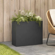 Vaso da giardino Antracite 50 x 20 x 40 cm 8005446