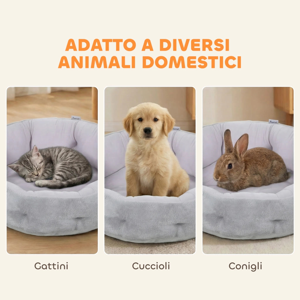 Letto Reversibile per Gatti, Letto per Cani di Piccola Taglia da Interno