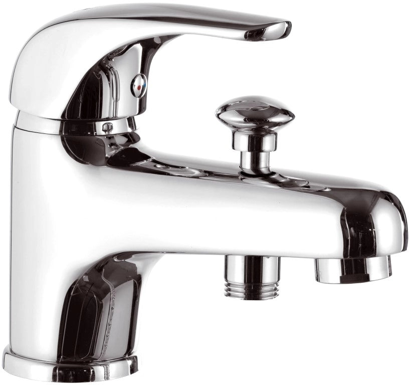 Rubinetto lavabo/vasca con deviatore integrato - serie project