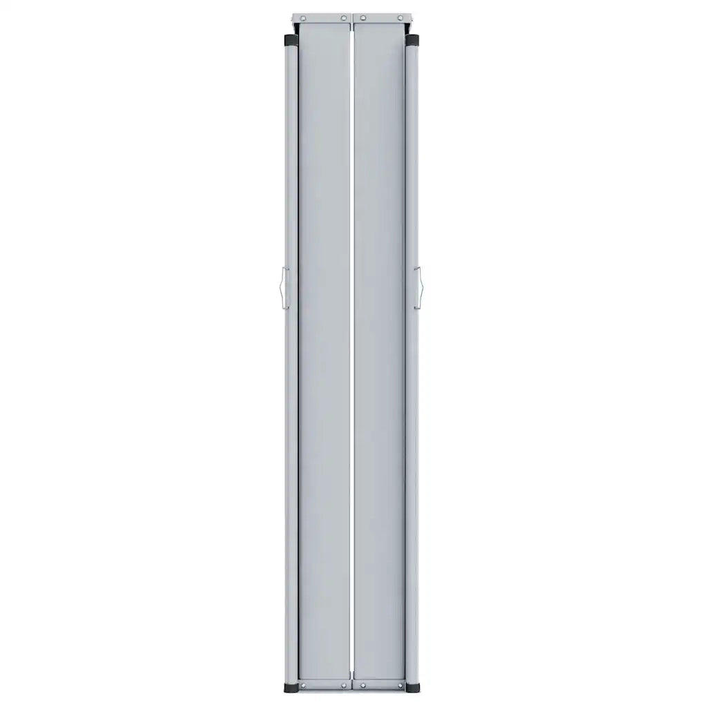 Tenda Laterale Retrattile Nera 117x1200 cm 318054