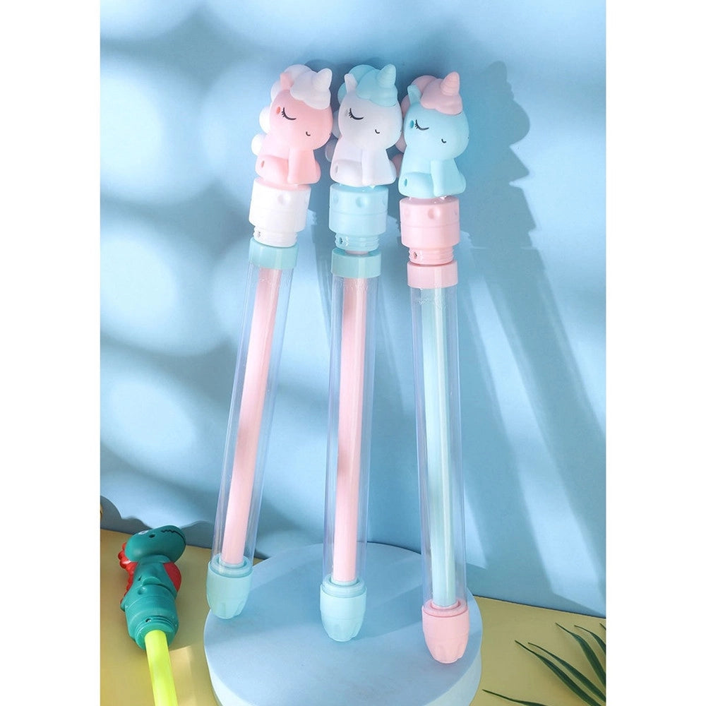 Trade Shop - Tubo Cannone Spara Acqua A Forma Di Unicorno 36.6cm Gioco Per Bambini Estate 6737021 -