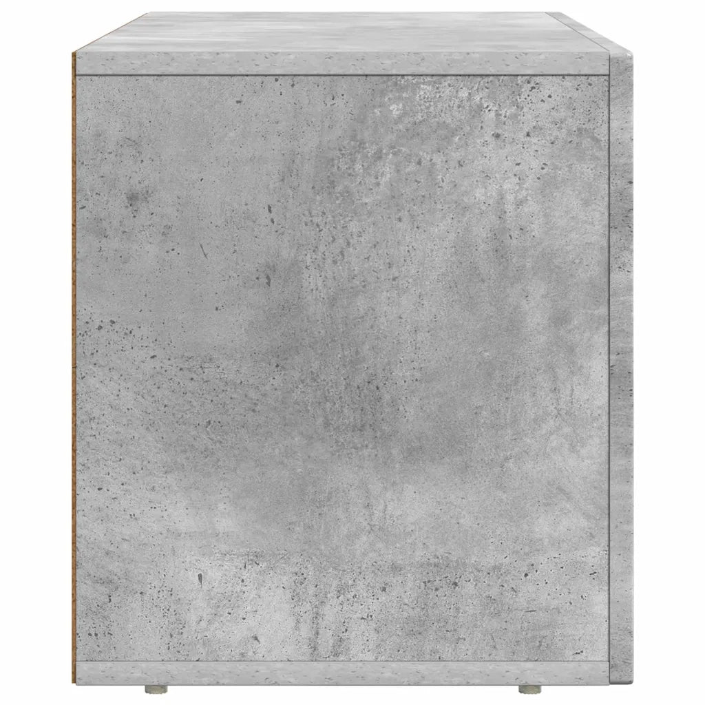 Mobile TV Grigio cemento 80 x 35 x 40 cm Legno multistrato 891277