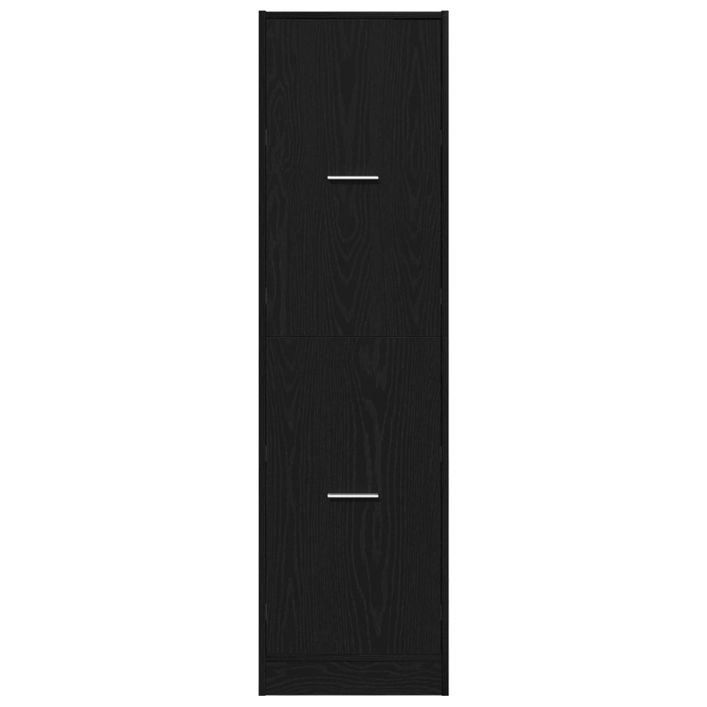 Mobile Apothecary Quercia Nera 40x41x144.5 cm Legno Ingegnerizzato