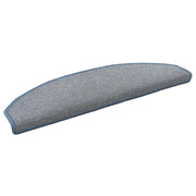 Tappetini per scale autoadesivi 15 pcs Grigio chiaro e blu