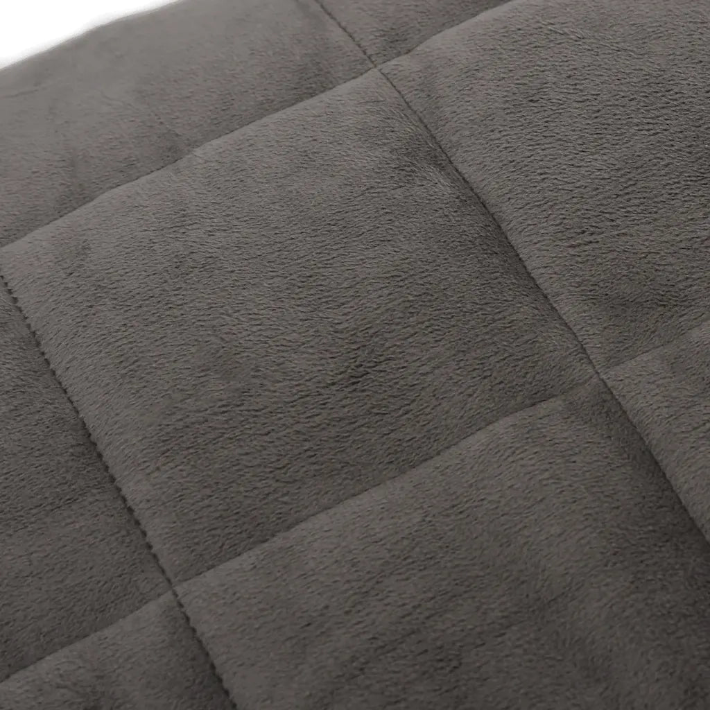 Coperta Ponderata Grigia 220x235 cm 15 kg Tessuto 350783