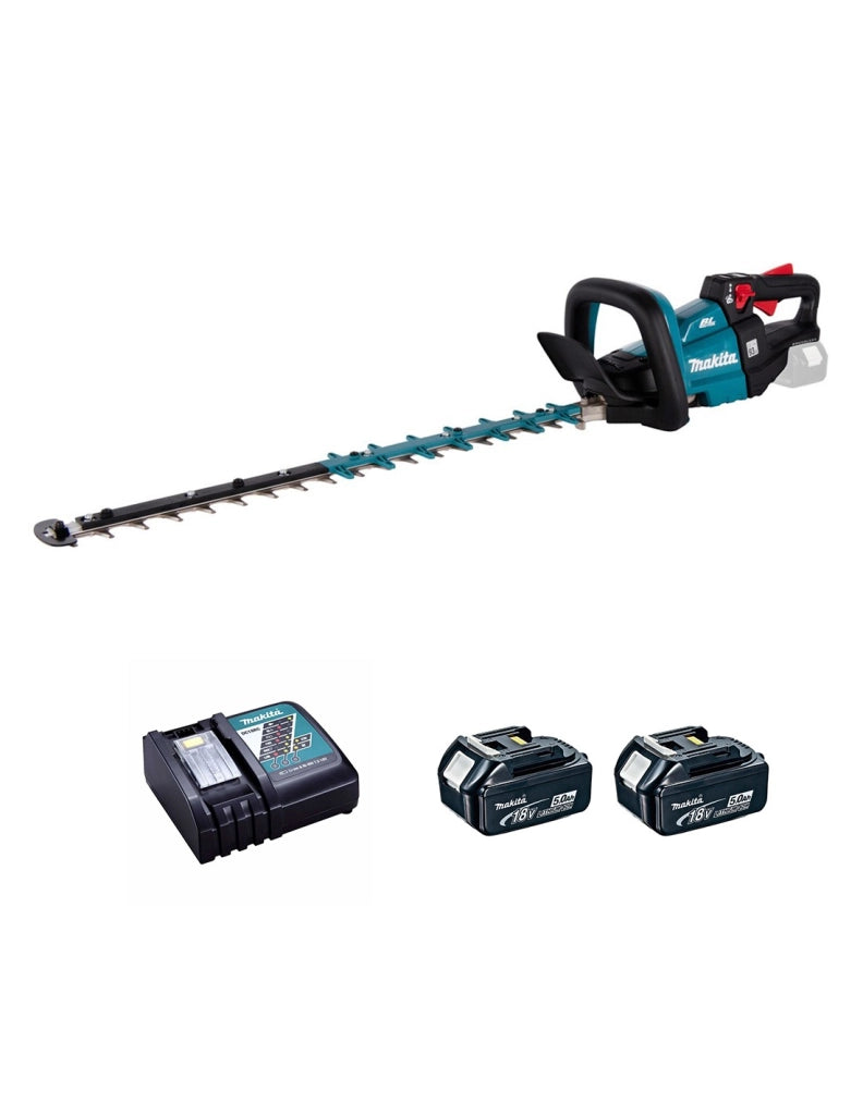 Tagliasiepi MAKITA DUH601RT2-SK (2 x 5,0 Ah + DC18RC)