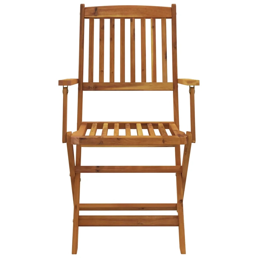 Set da Pranzo da Giardino 7 pz Pieghevole in Massello di Acacia 44057