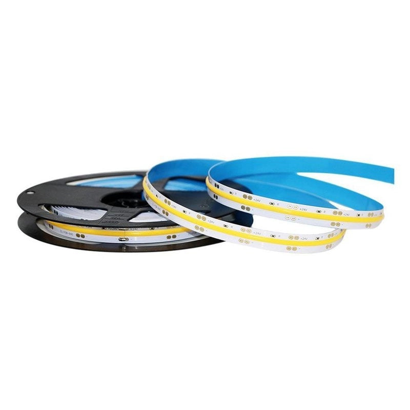 24V Striscia Led COB 4000K 13W/M 1100LM/M CRI>90 IP20 5 Metri SKU-212650
