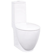 Vaso WC in Ceramica con Scarico Dietro Bianco CFW3879780