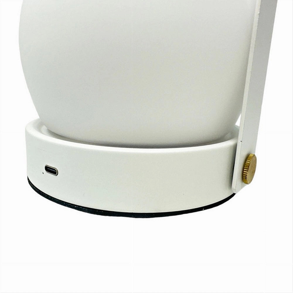 Trade Shop - Lampada Led Da Tavolo Ricaricabile Portatile Lume 3 Colorazioni Di Luce D29-b3c -