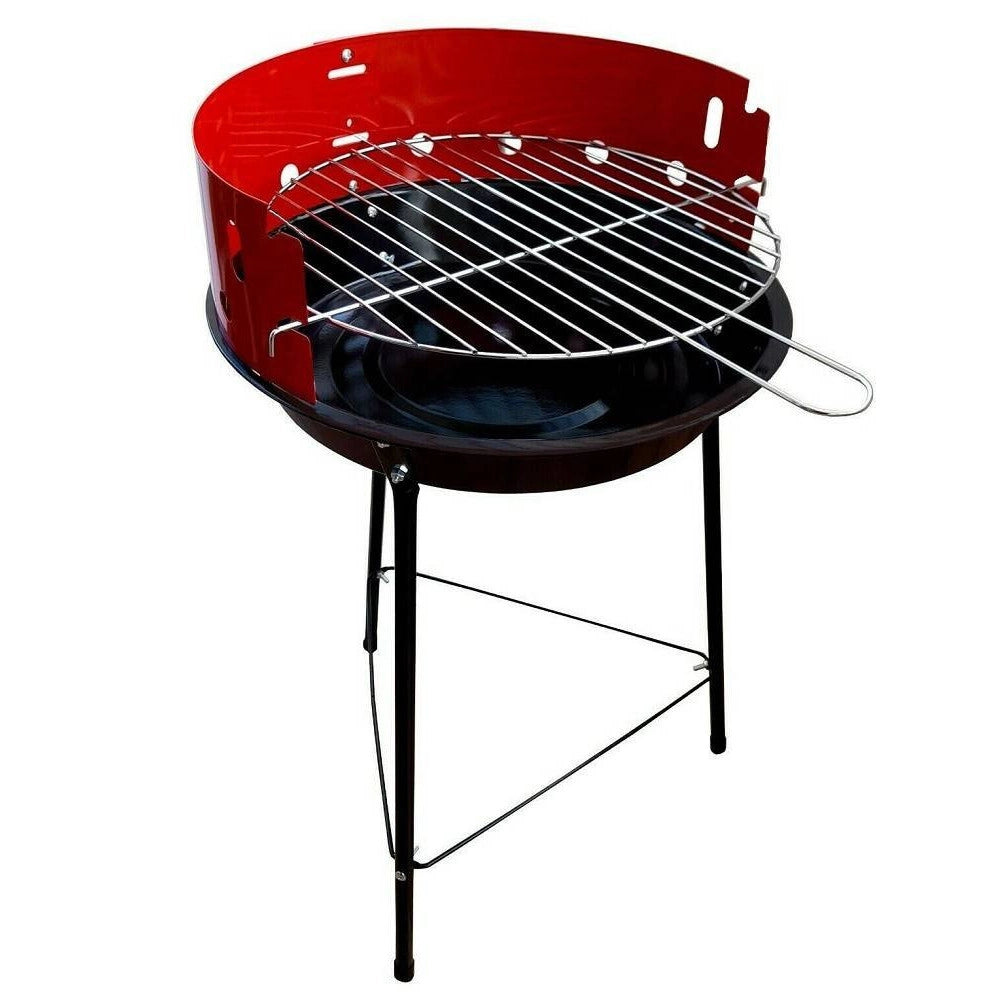 Trade Shop - Barbecue Bbq A Carbone Griglia Carbonella 2 Ripiani Giardino Campeggio -