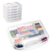 Trade Shop - Valigetta Neptuno Kit Accessori Per Cucito Pittura Scuola Hobby Scomparti 12056 -