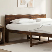 Testiera con bordo vivo ROSTOCK Marrone Scuro 180 cm 903248