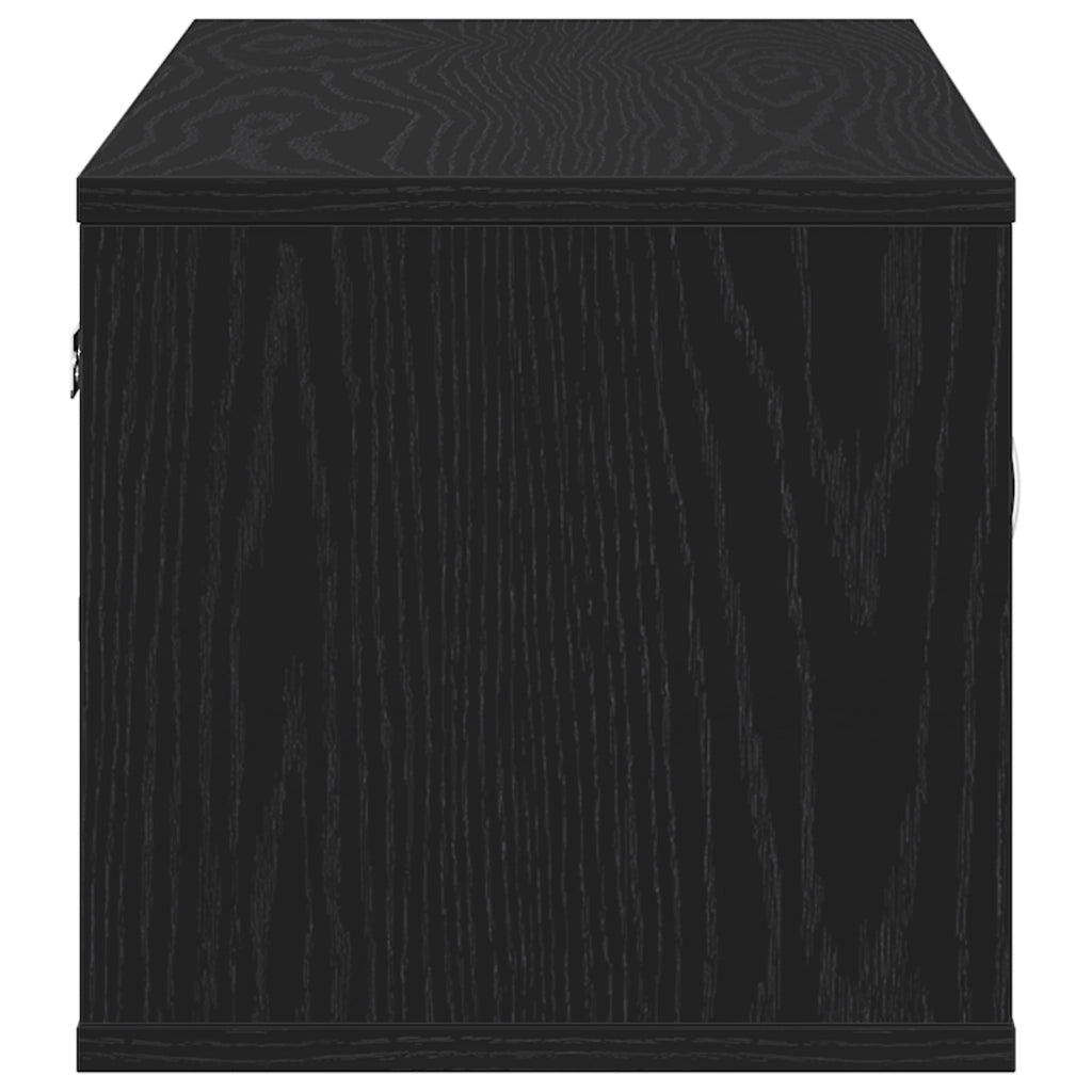 Mensola da Muro  Quercia Nera 140x41x75 cm Legno Ingegnerizzato