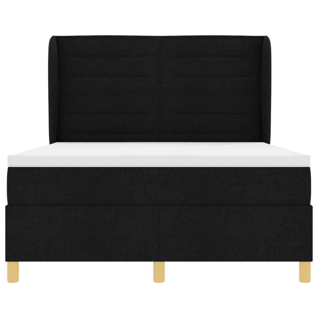 Letto con Materasso Black 140x190 cm Tessuto